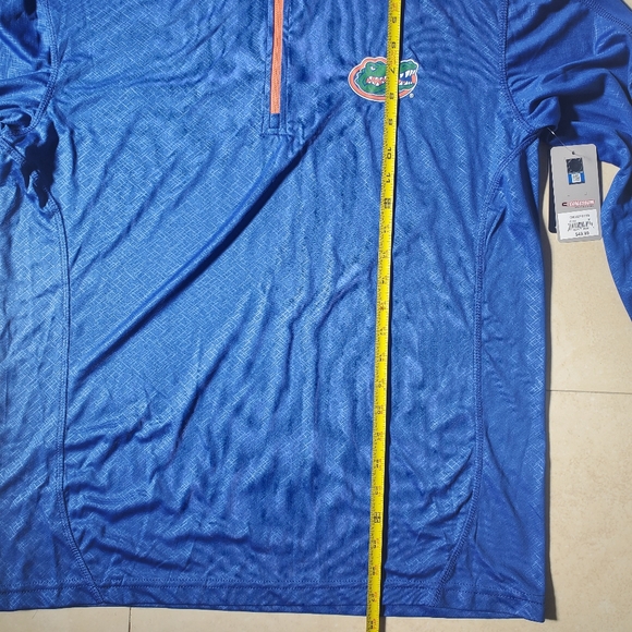 Men's UF Gators Quarterzip Sweater BNWT Lightweigh - Picture 6 of 7